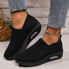 Mira | Orthopädische Komfortschuhe zum Reinschlüpfen in Schwarz