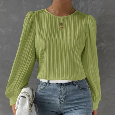 Ortrud - Damen-Faltenbluse