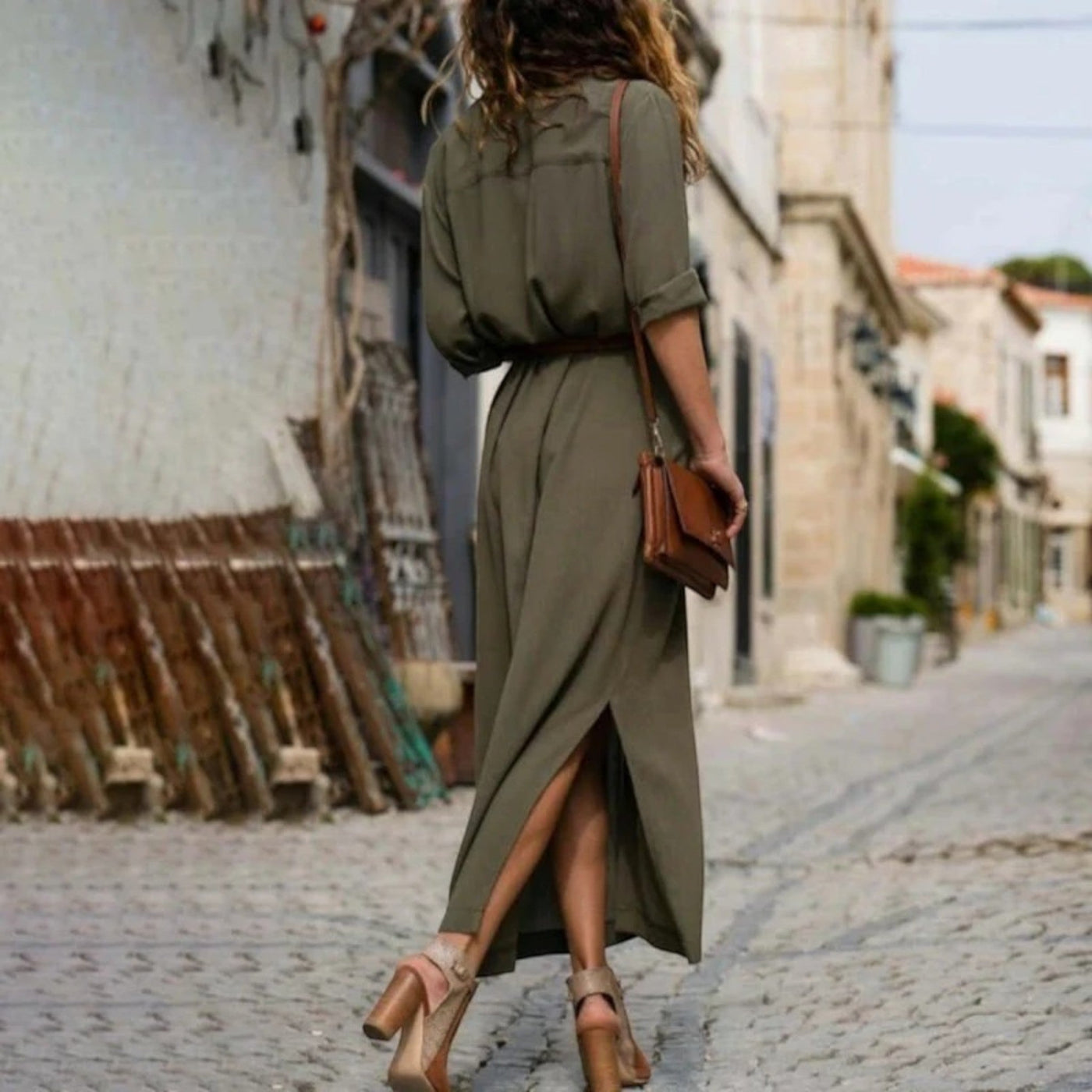 Orysia-  Sommerkleid Mit Taschen Für Frauen