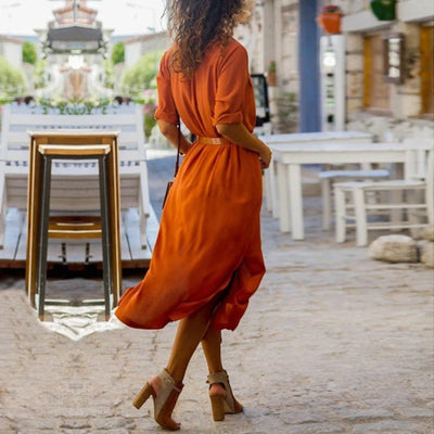 Orysia-  Sommerkleid Mit Taschen Für Frauen