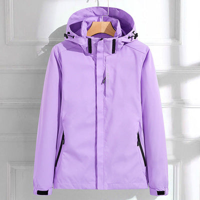 Damen Elegante Regenjacke | Kapuze