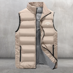 Wilson - Hochwertige Steppwesten in Beige