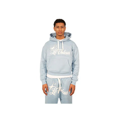 LT2 Unisex Hoodie und Jogginghosen Set in Hellbau