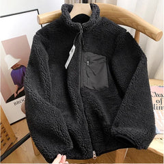 Weiche Winterjacke für Frauen in Schwarz