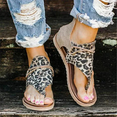 Natasha® | Damensandalen im nostalgischen Retro-Stil in Schwarz/Braun