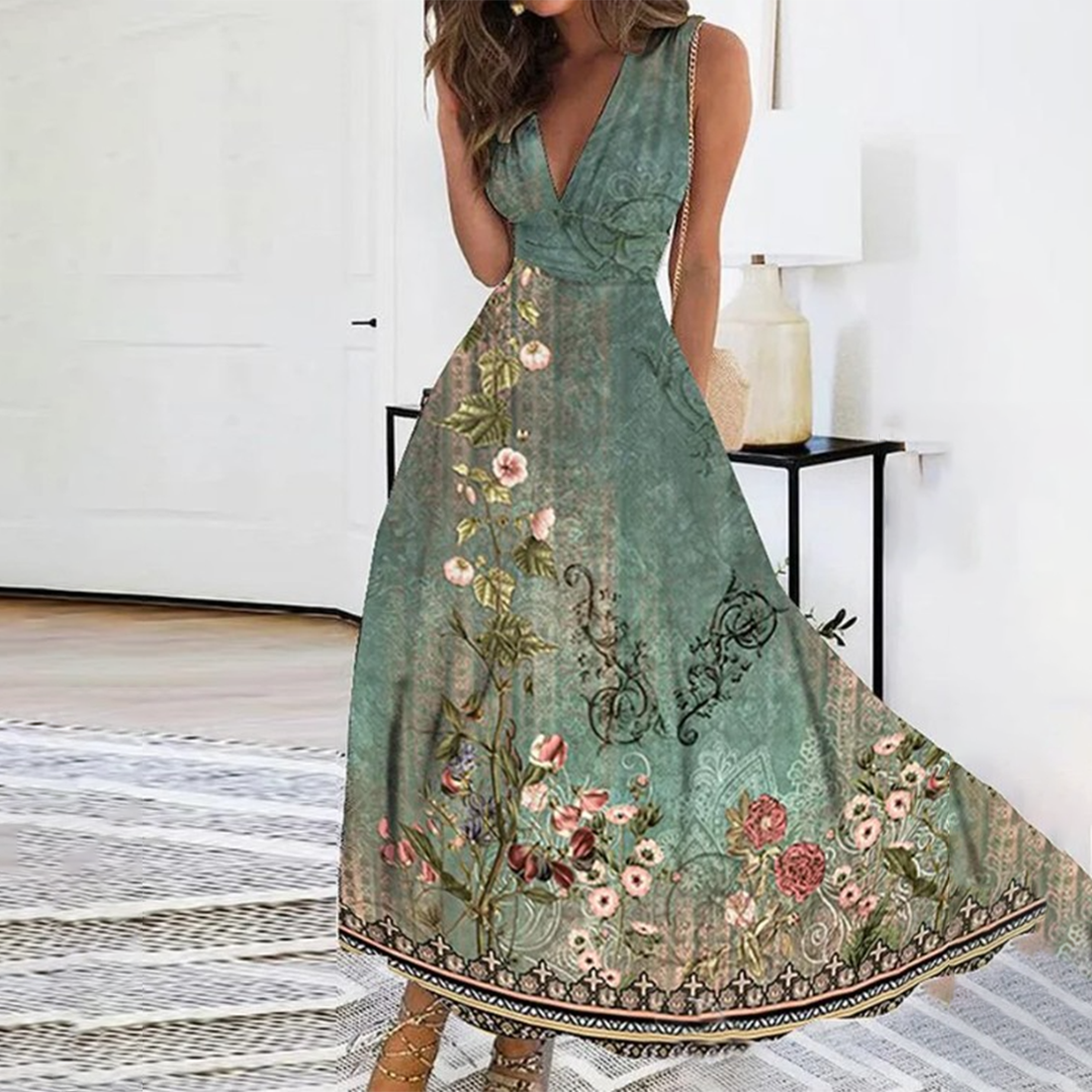 Rieke - Elegantes Geblümtes Kleid