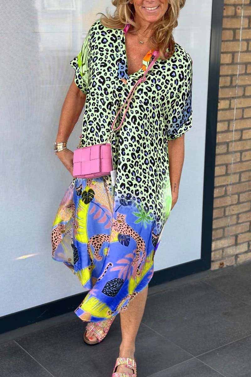 Peggy - Freizeitkleid mit Leopardenmuster