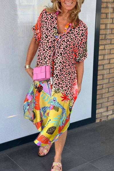 Peggy - Freizeitkleid mit Leopardenmuster