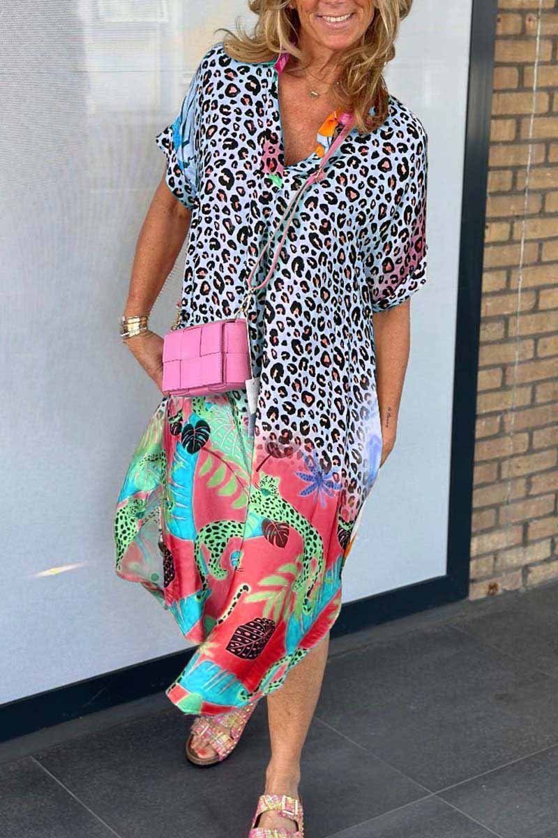 Peggy - Freizeitkleid mit Leopardenmuster