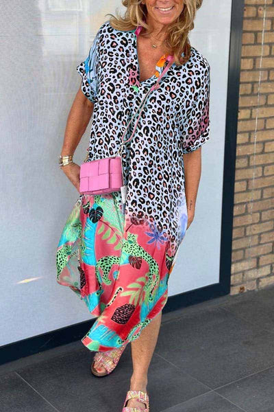 Peggy - Freizeitkleid mit Leopardenmuster
