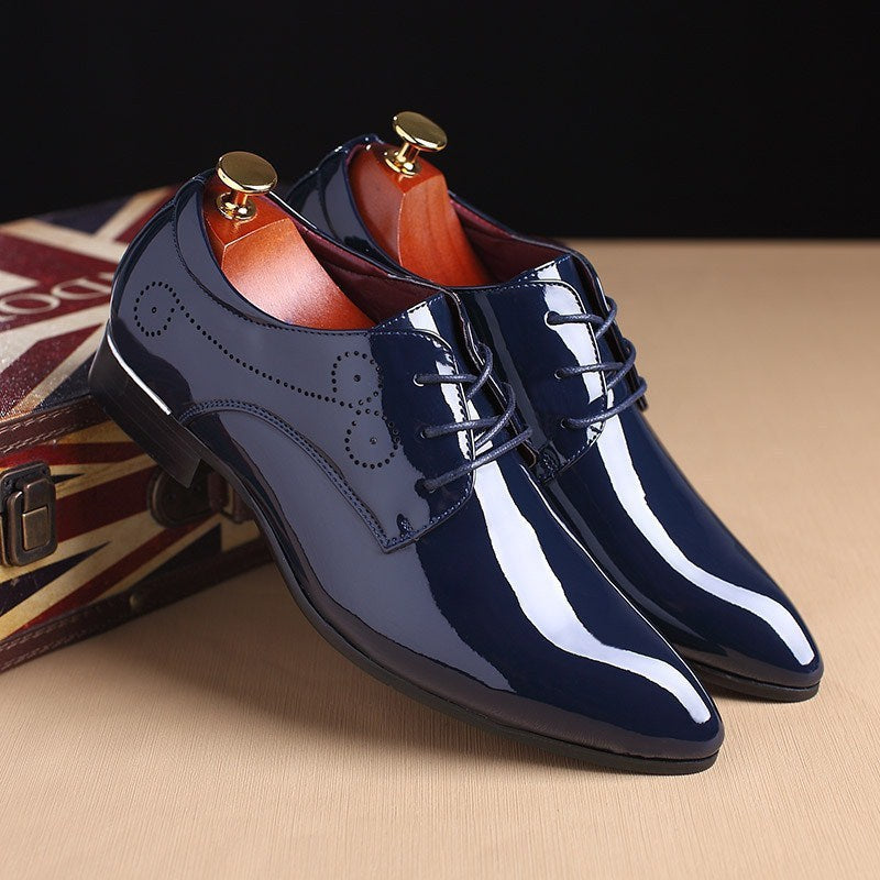 Pelle - Elegante Herren-Schnürschuhe mit spitzer Kappe für den Sommer