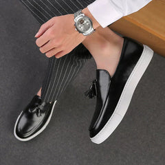 Petro - Casual loafers Herrenschuhe in Schwarz