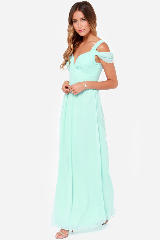 Phyllis - Sommerliches schulterfreies Maxikleid Damen