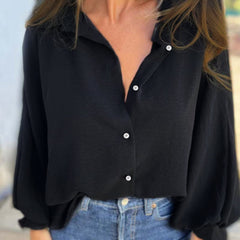 Valerie®️™ – Elegante und stilvolle Bluse in Schwarz
