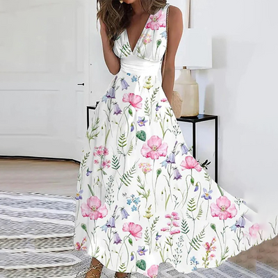 Rieke - Elegantes Geblümtes Kleid