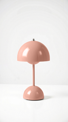 Veluce - Elegante Tischlampe in Hellrosa