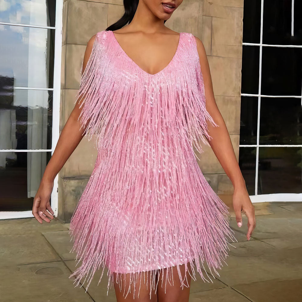 Ariadne - Wickelkleid für Damen mit V-Ausschnitt