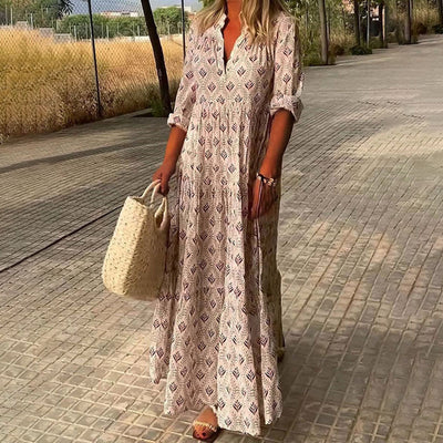 THEA - Boho Maxikleid