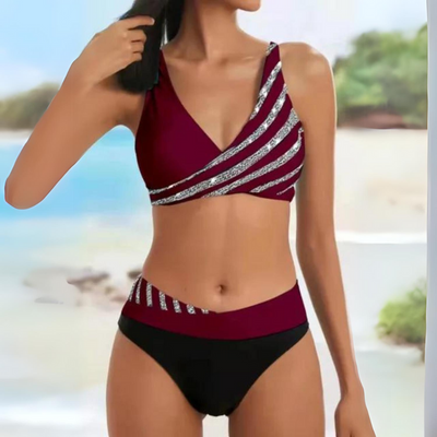 Laurene® | Eleganter Bikini mit niedriger Taille