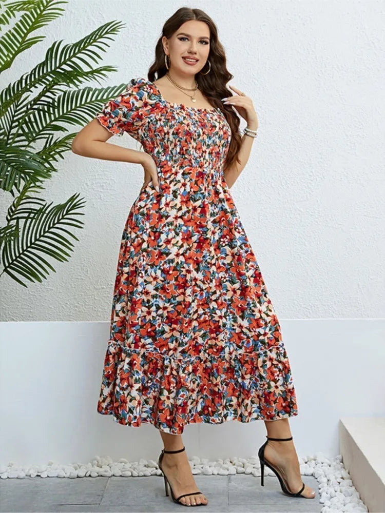 Evelina - Plus Size Kleid - Sommer Boho