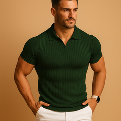 Roman | Herren Poloshirt Slim Fit Modern in Grün