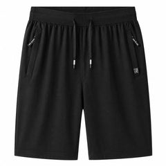 Iron™ Shorts aus Premium-Baumwolle mit kühlender Technologie in Schwarz