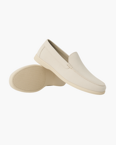 Arthur - Leder Wildleder Loafer in Beige
