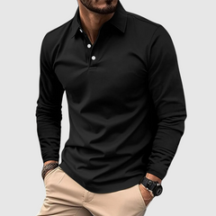 Tyronyx - Atmungsaktives Poloshirt in Schwarz