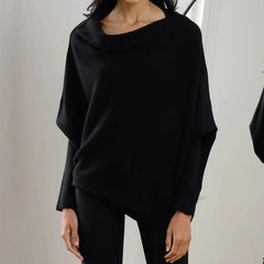 Sophia | Weicher Vielseitiger Pullover in Schwarz