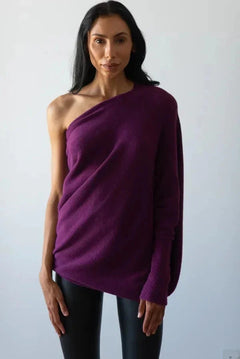 Sophia | Weicher Vielseitiger Pullover in Lila