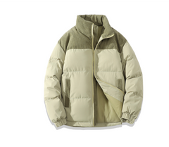 Stilvolle Herren Winter Pufferjacke in Grün