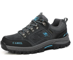Herren Bequem Zu Tragen Wander Schuhe | Wasserdichte in Schwarz / Blau