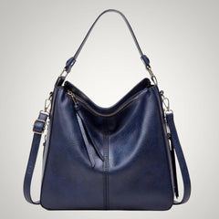 Allison | Damen Schicker Vielseitiger Leder Tasche in Blau