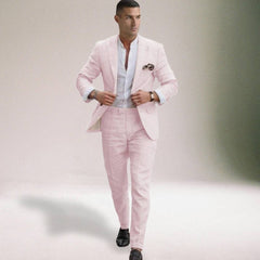 Bartholomäus®️™ | ELEGANTER HERRENANZUG in Rosa