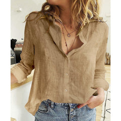 Ramona - Eine stylishe Bluse in Braun