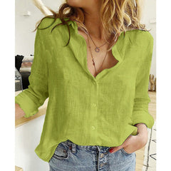 Ramona - Eine stylishe Bluse in Grün
