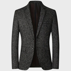 Dustin - Stilvoller Blazer für Herren in Schwarz