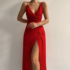 Irma™ | Elegantes Midikleid in Rot