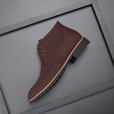 Reiner - Stylish cow suede leather shoes for men