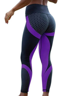 Renate - Sportliche Aktiv-Leggings in Violett