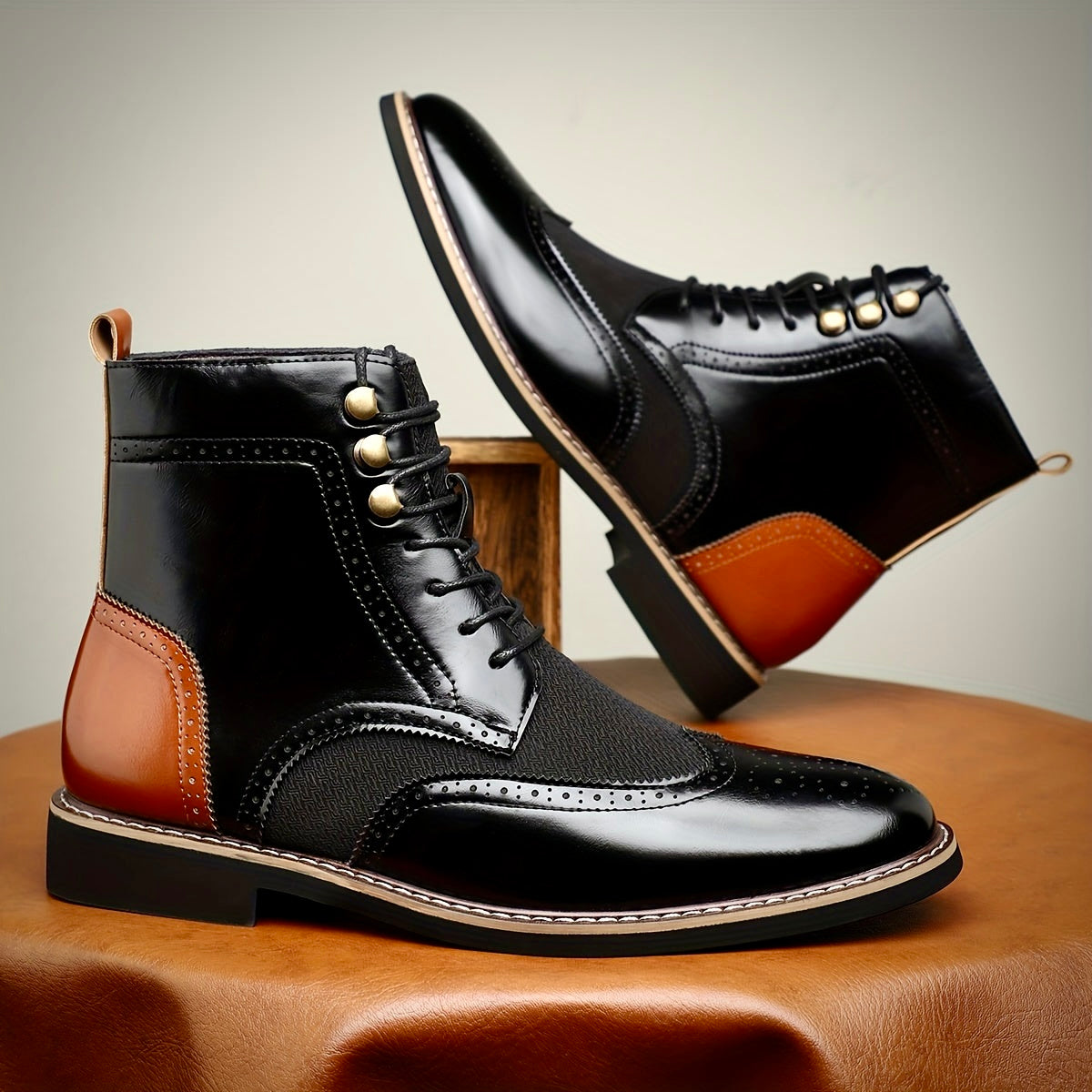 Robert - Premium Oxford Leather Boots for Comfort and Style