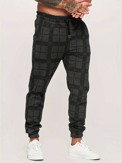 Rocco - Karierte Sweatpants Für Herren