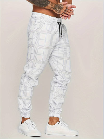 Rocco - Karierte Sweatpants Für Herren