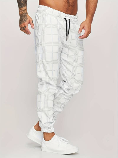 Rocco - Karierte Sweatpants Für Herren