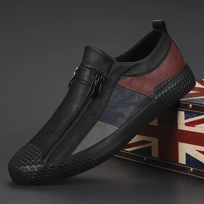 Rolf - Stylish Men's Genuine Leather Sneakers for Comfort and Durability