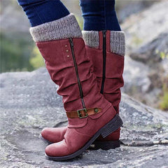 Sarah | Wasserdichte orthopädische Stiefel in Rot
