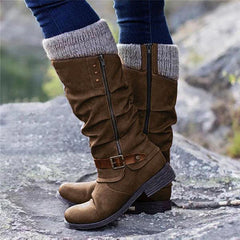 Sarah | Wasserdichte orthopädische Stiefel in Braun