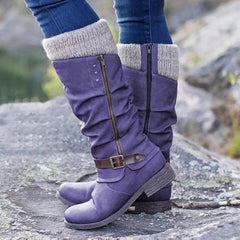 Sarah | Wasserdichte orthopädische Stiefel in Lila