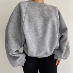 Everlee - Trendiger Pullover - Übergroße Passform in Grau
