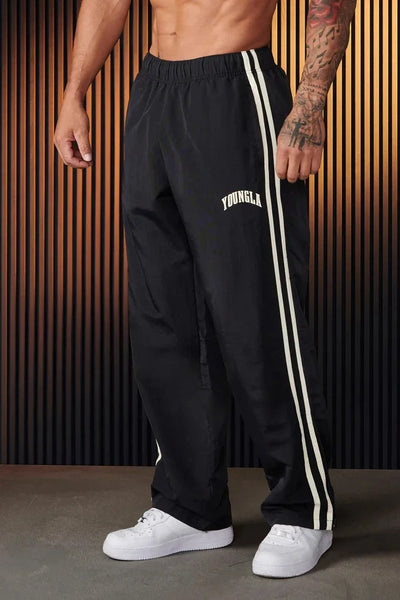 Rubén- Herren Sporthose mit Doppelstreifen Print